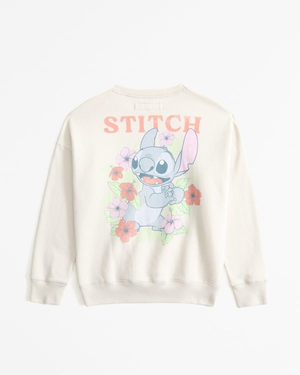 lilo & stitch graphic crew sweatshirt