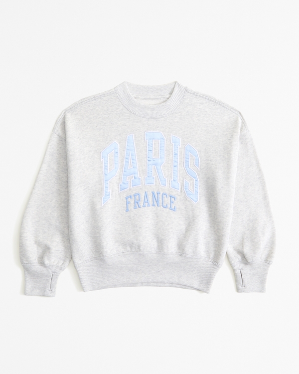 destination crew sweatshirt, Light Grey