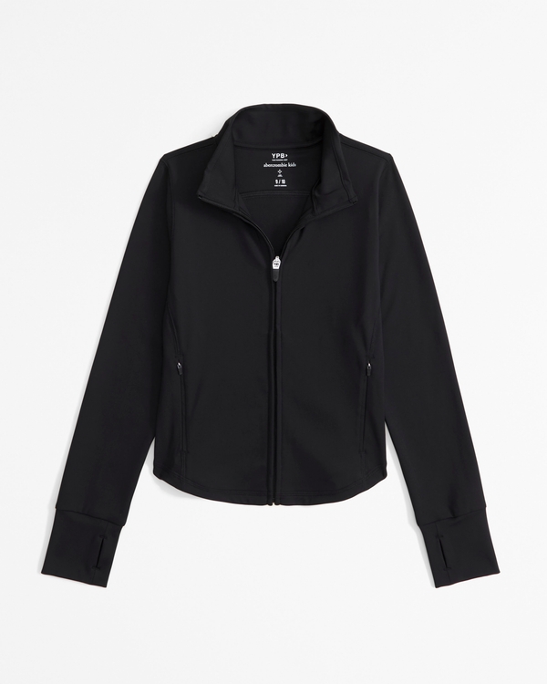 ypb active full-zip sweatshirt, Black