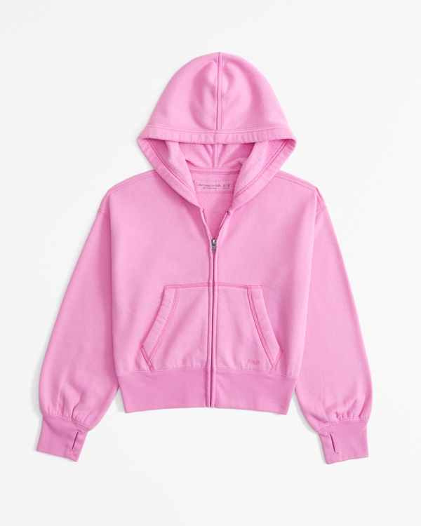 Girls zip through hoodie best sale