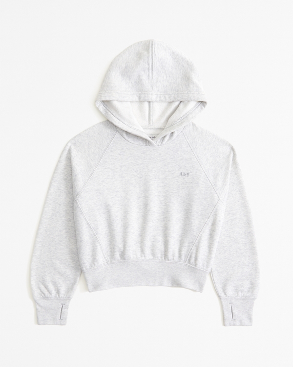 essential sunday wedge popover hoodie, Light Grey