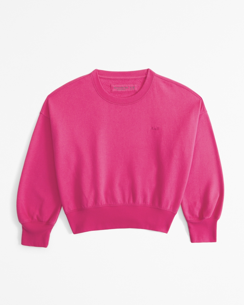 girls essential sunday wedge crewneck sweatshirt | girls