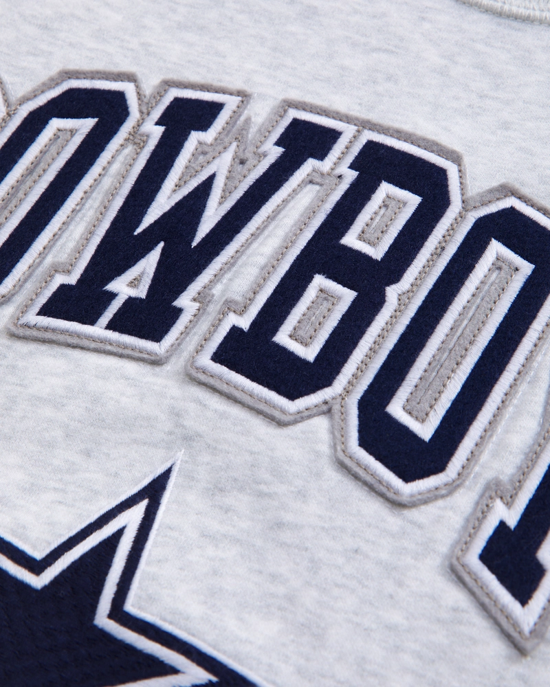 legging-friendly dallas cowboys graphic crew sweatshirt