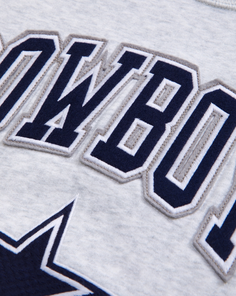 legging-friendly dallas cowboys graphic crew sweatshirt