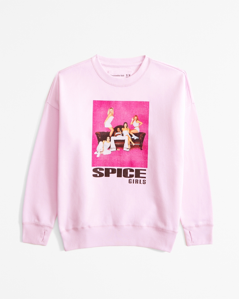 legging-friendly spice girls graphic crew sweatshirt