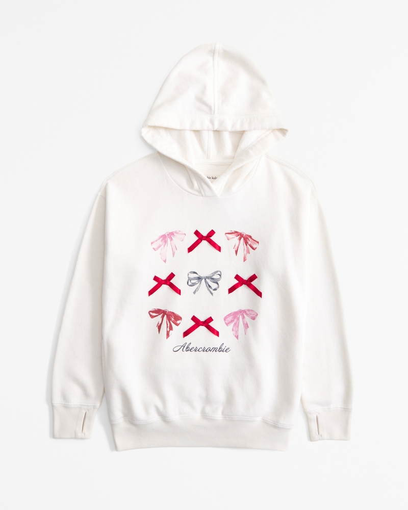 legging-friendly graphic logo popover hoodie