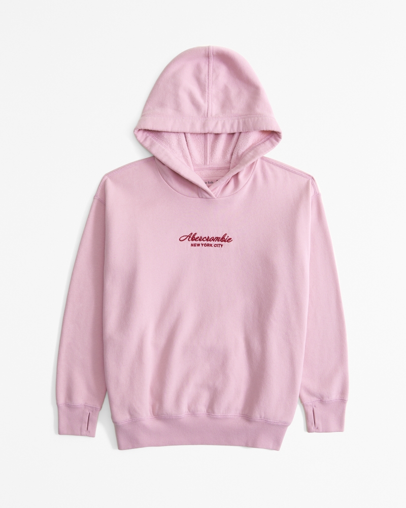 legging friendly graphic logo popover hoodie