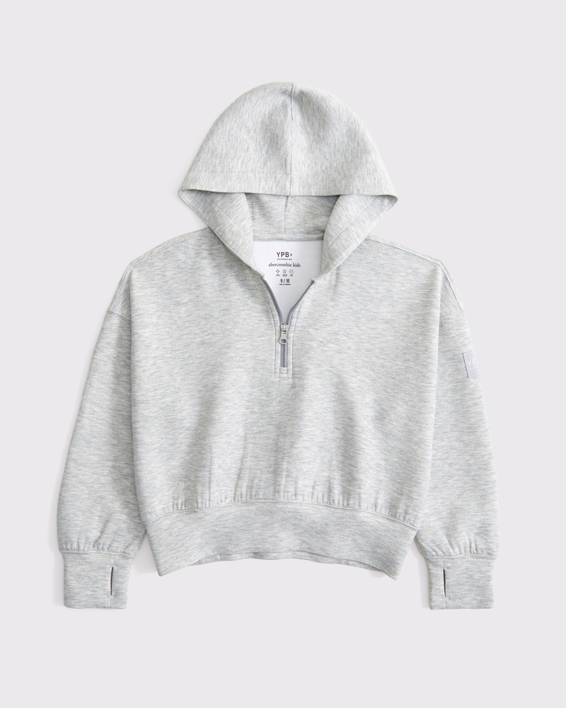 ypb neoknit active quarter-zip hoodie