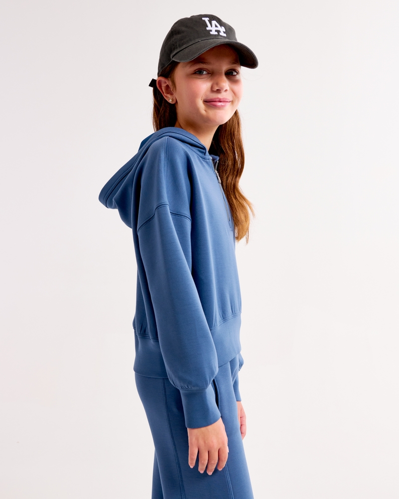 ypb neoknit active quarter-zip hoodie