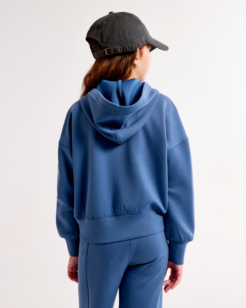 ypb neoknit active quarter-zip hoodie