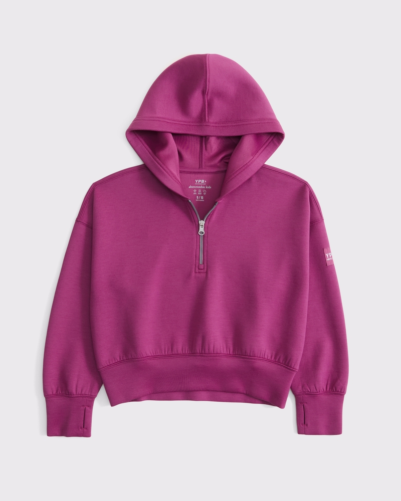 ypb neoknit active quarter-zip hoodie