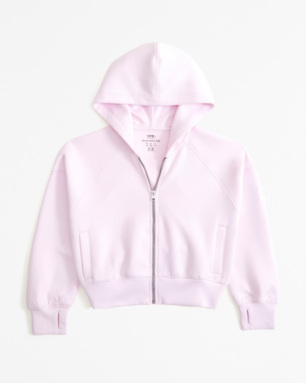 ypb neoknit active full-zip hoodie, Light Pink