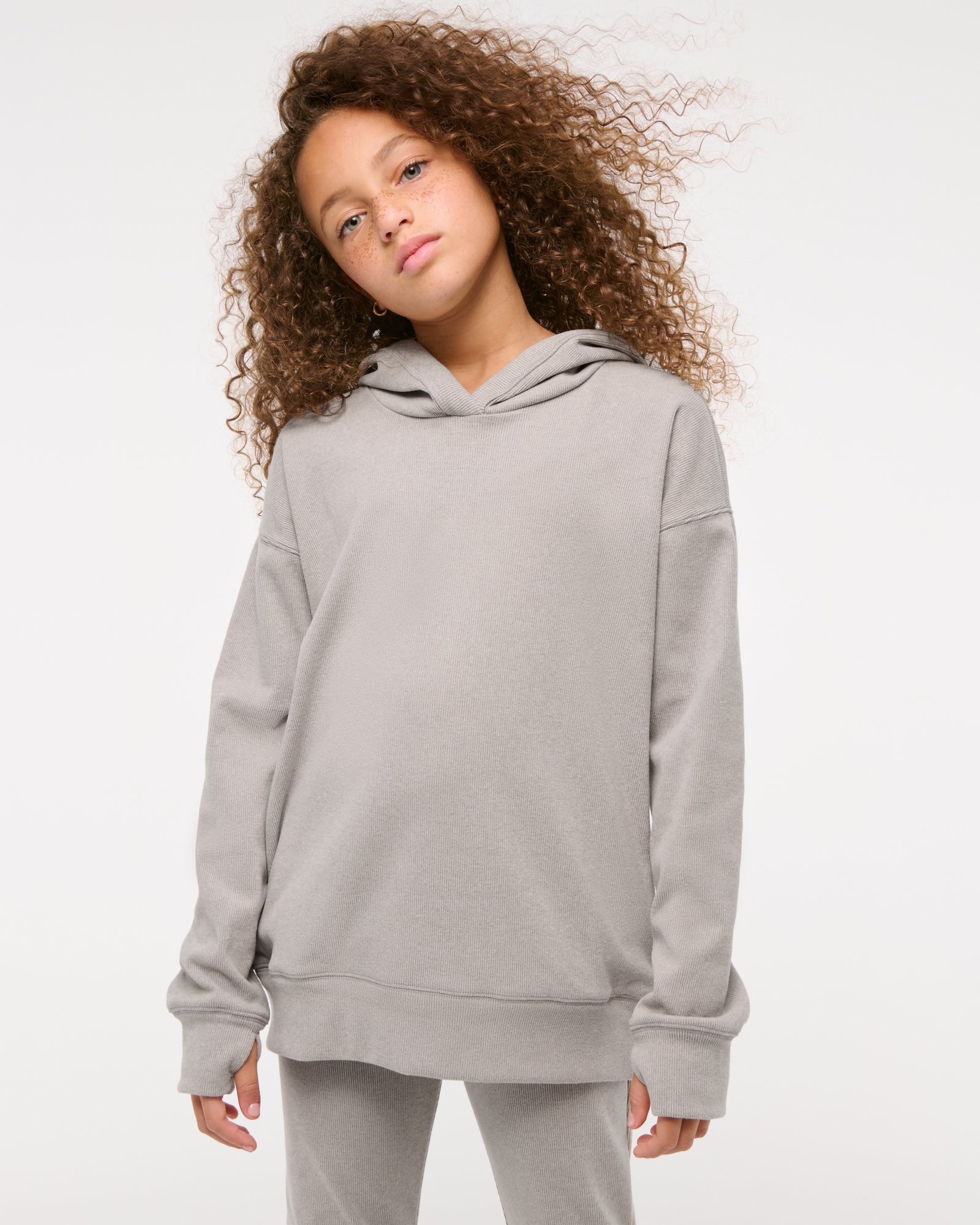 legging-friendly cozy rib popover hoodie