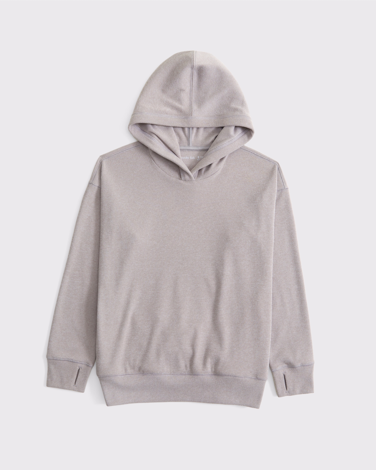 legging-friendly cozy rib popover hoodie