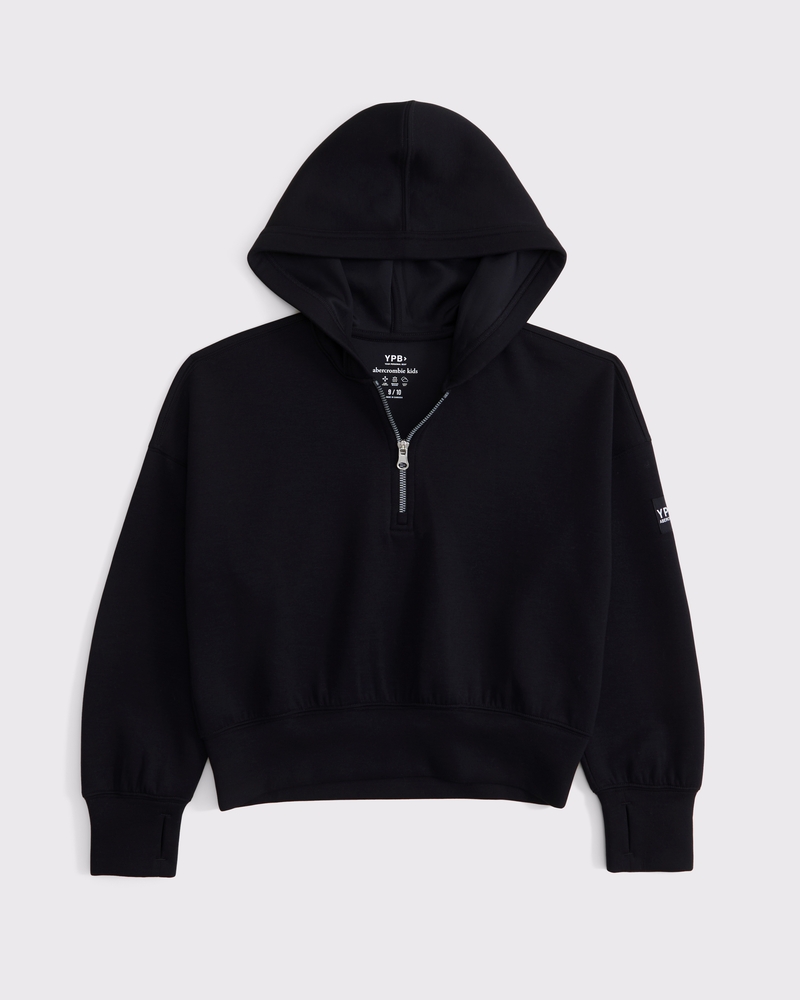 ypb neoknit active quarter-zip hoodie