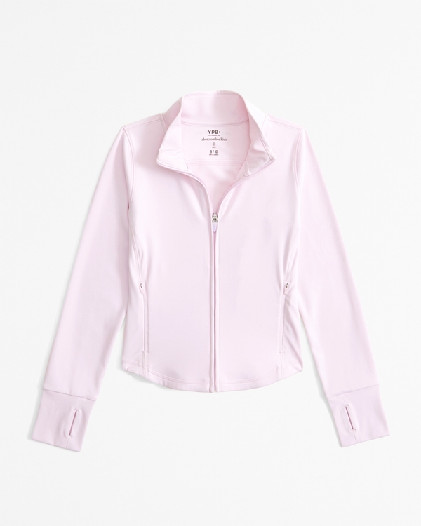 ypb active full-zip sweatshirt, Powder Pink