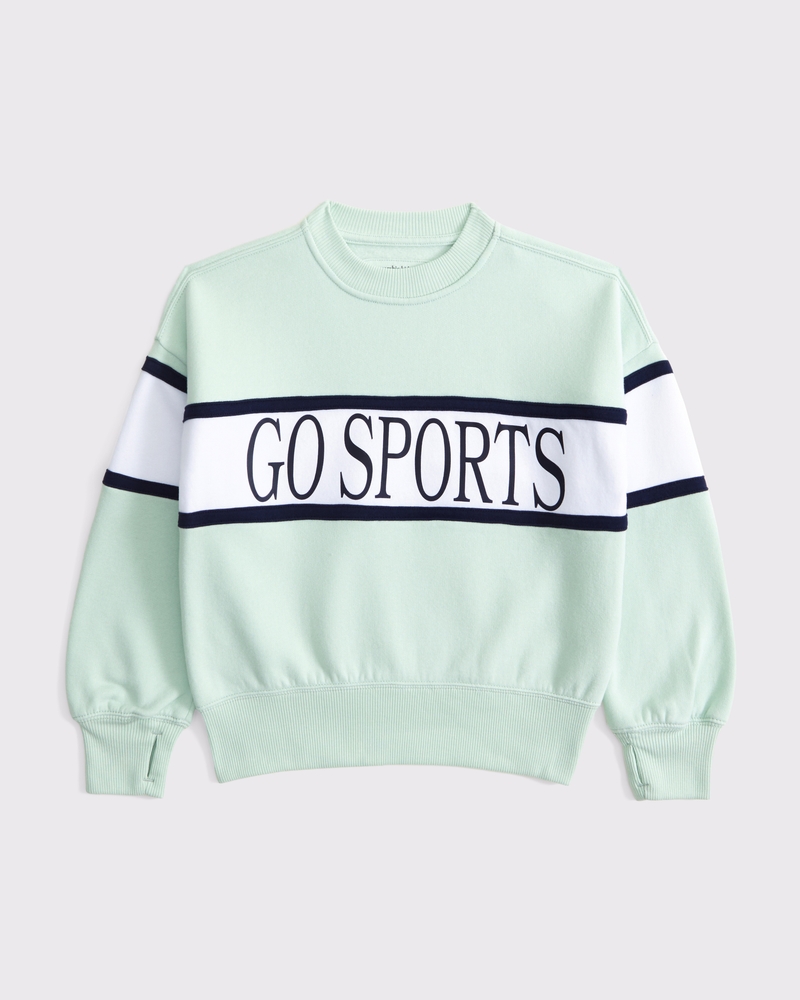 legging-friendly spice girls graphic crew sweatshirt