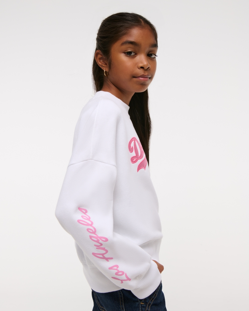 los angeles dodgers graphic crew sweatshirt