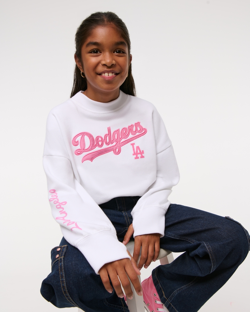 los angeles dodgers graphic crew sweatshirt