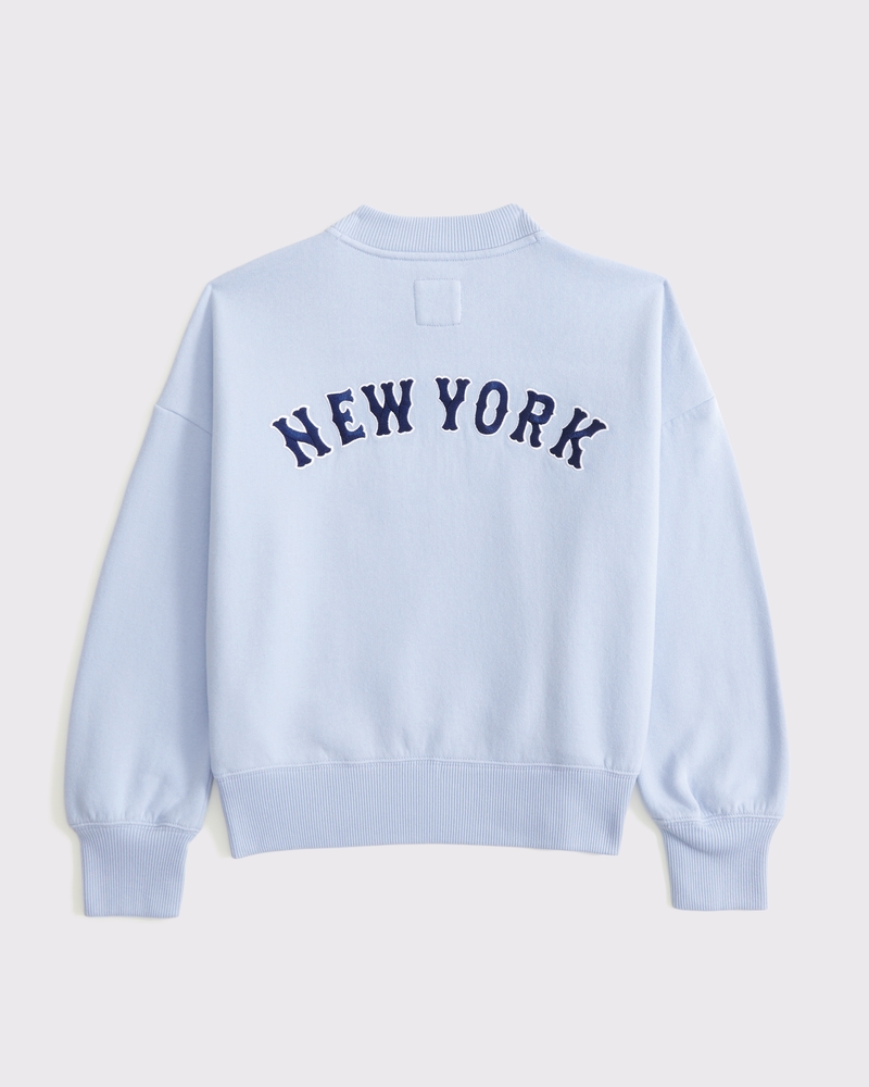 new york mets graphic crew sweatshirt