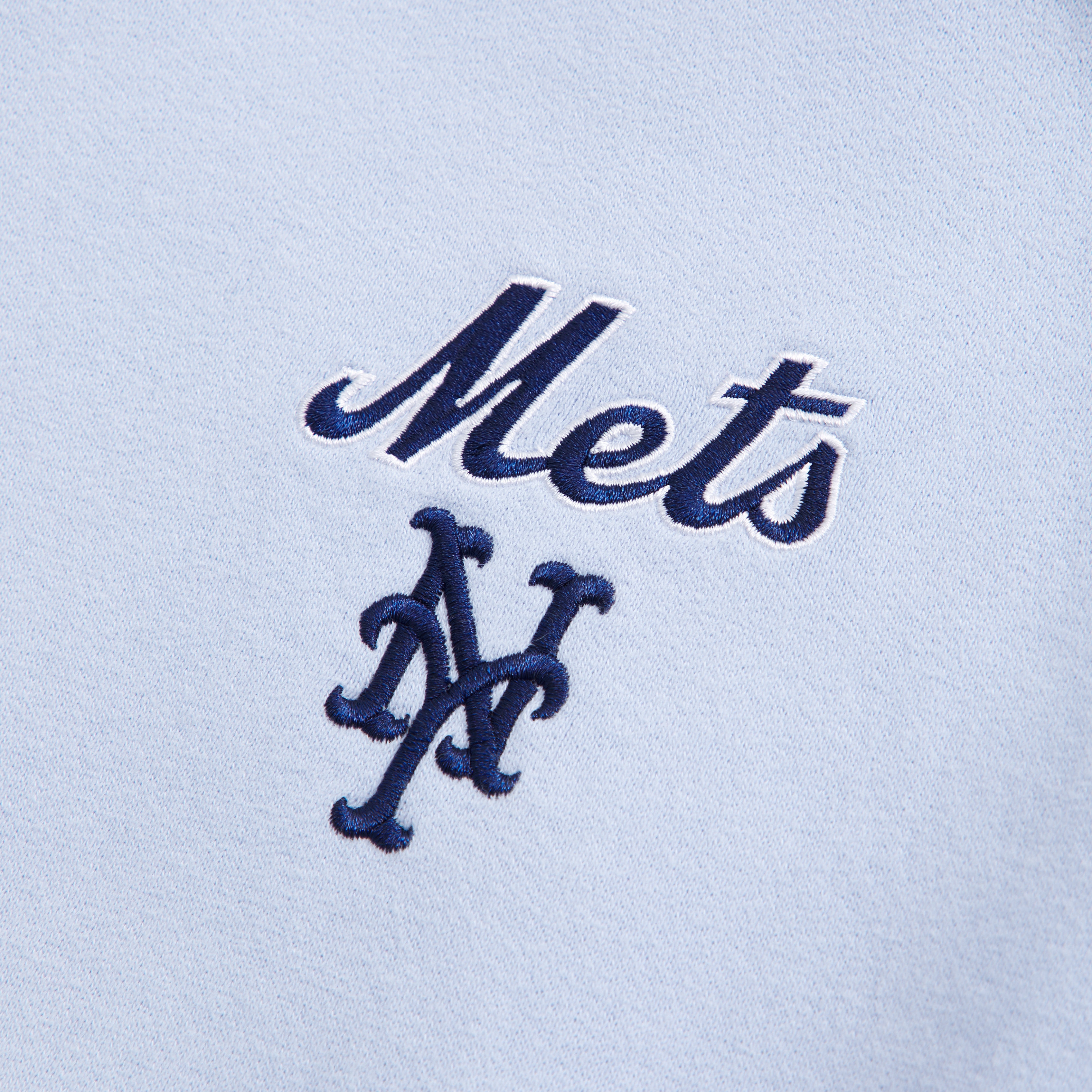 Abercrombie & Fitch New York Mets Graphic Crew Sweatshirt In Blue