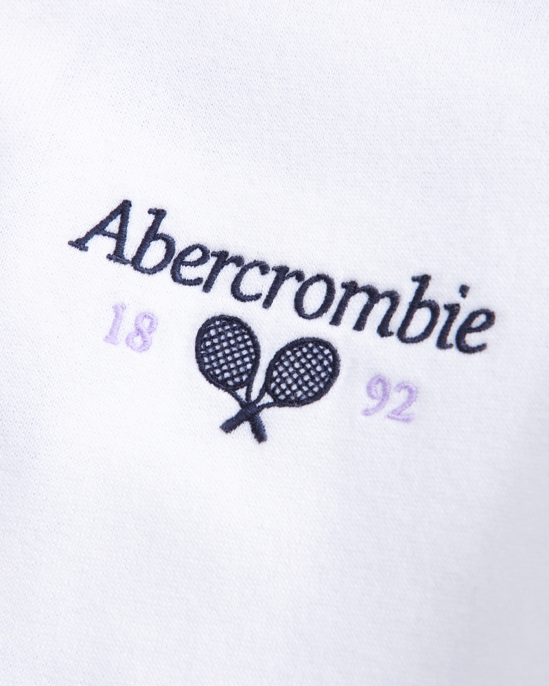 logo quarter-zip sweatshirt