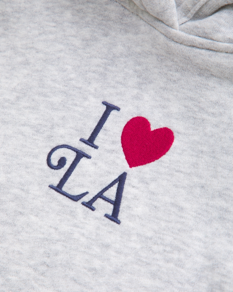 cutoff graphic popover hoodie