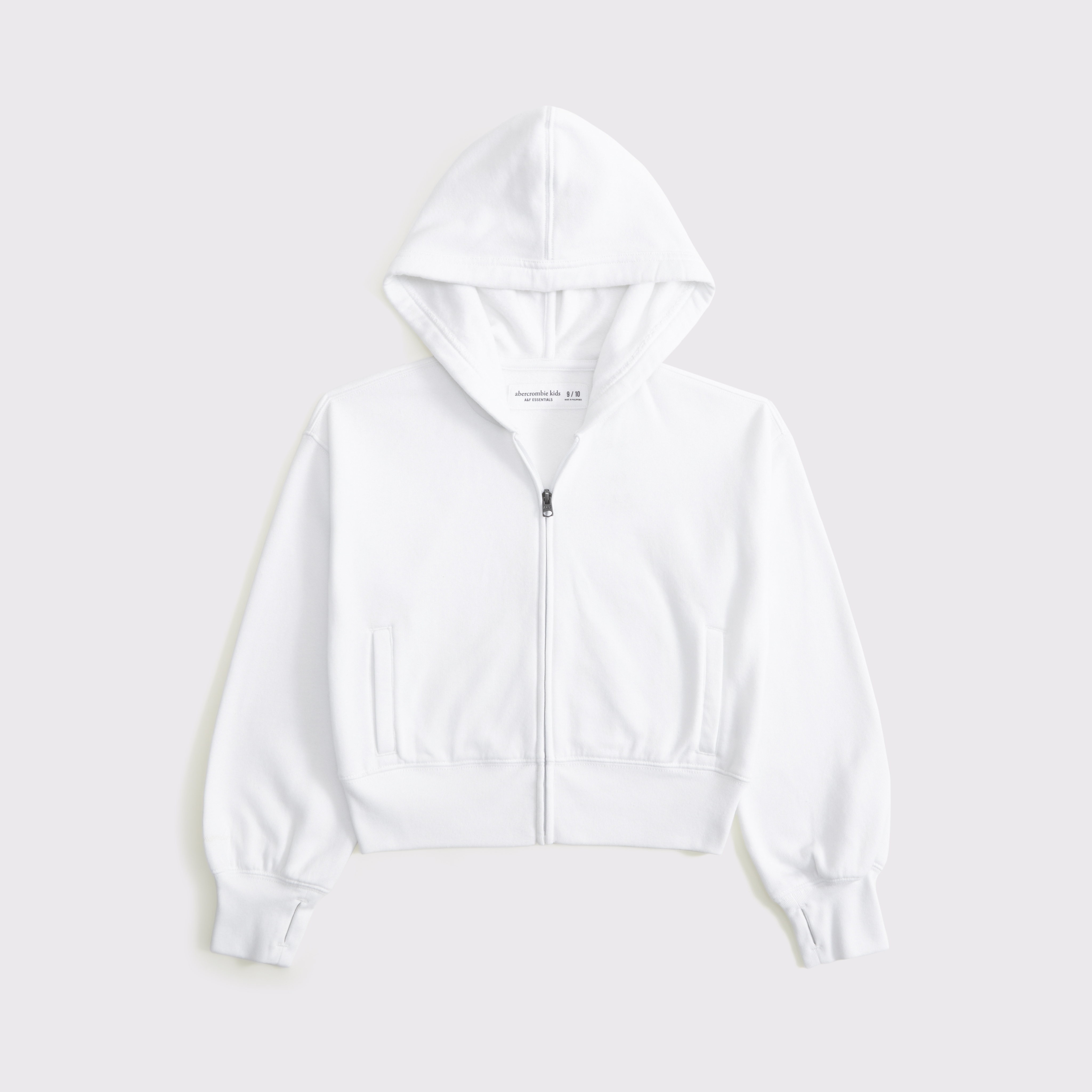 パーカー・フーディ HUECLOSET Lettering SemiCrop Hood Zip-Up KIC_252-5036-00036-100_prod1.
