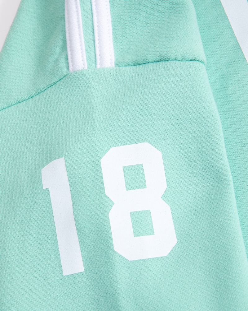 legging-friendly graphic crew sweatshirt