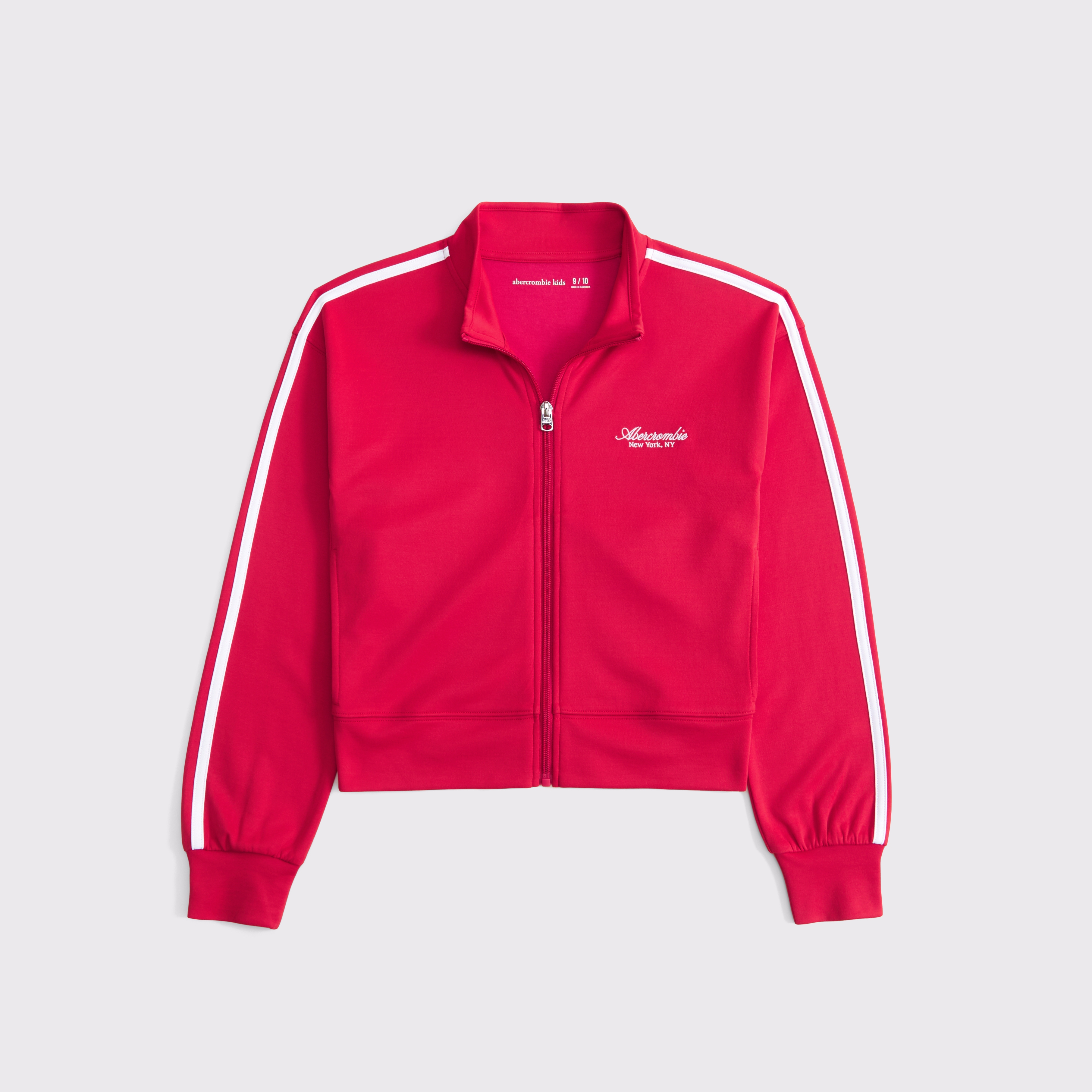 Abercrombie & Fitch Kids' Track Jacket In Red