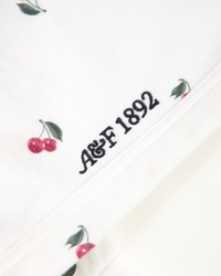 pattern logo popover hoodie