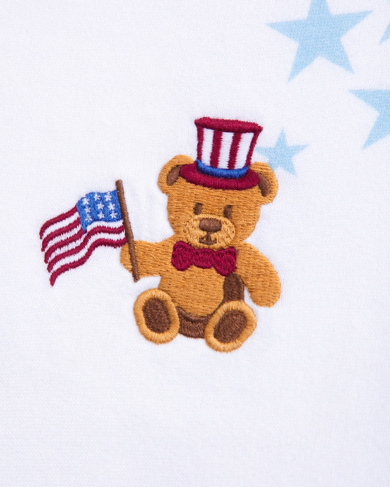 legging-friendly usa graphic crew sweatshirt