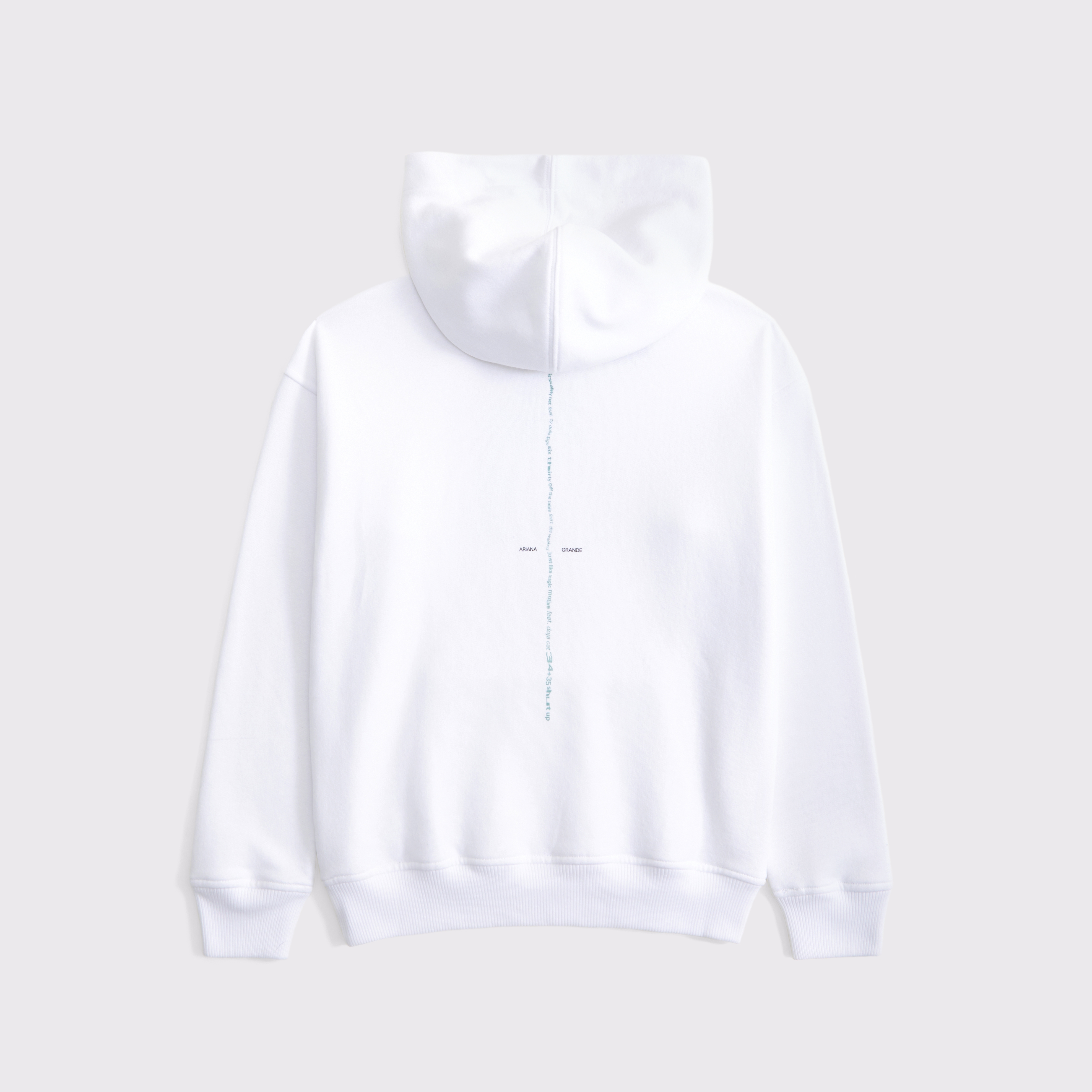 girls legging-friendly ariana grande graphic popover hoodie