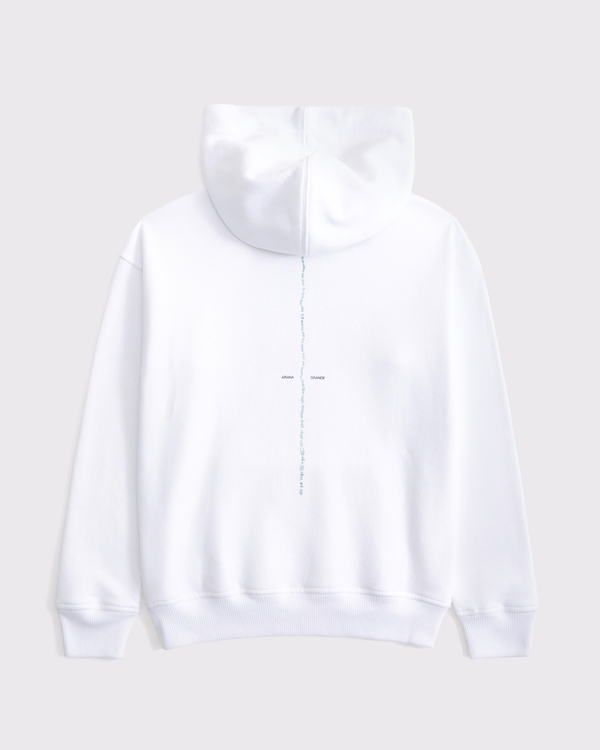 legging-friendly ariana grande graphic popover hoodie