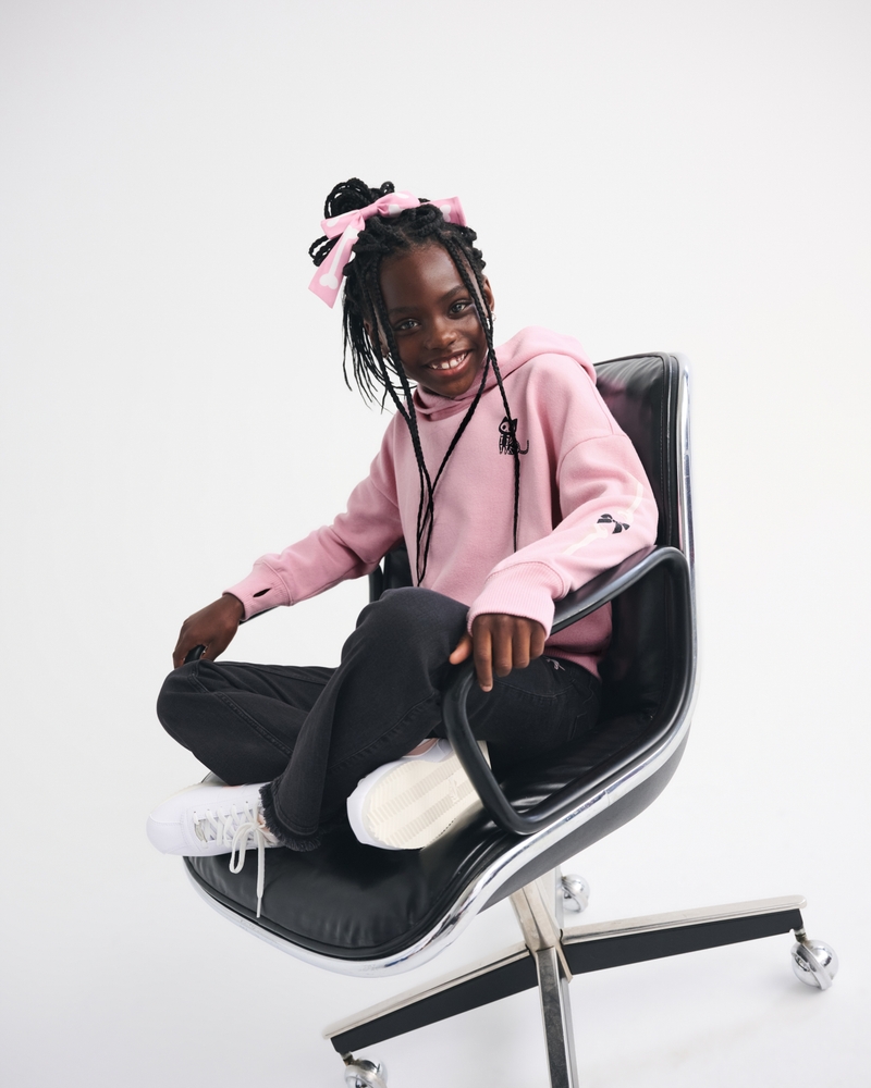 spooky graphic popover hoodie