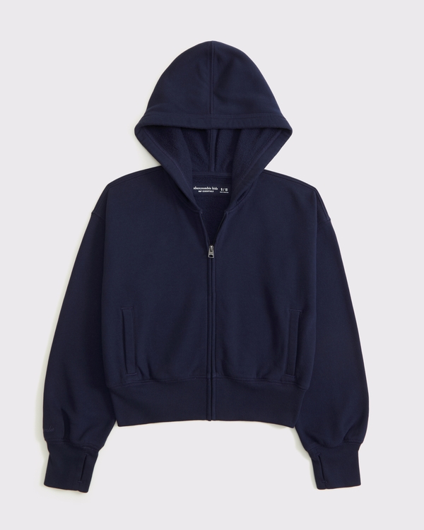 essential sunday full-zip hoodie, Dark Indigo view 1
