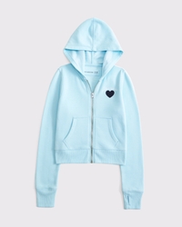 graphic full-zip hoodie