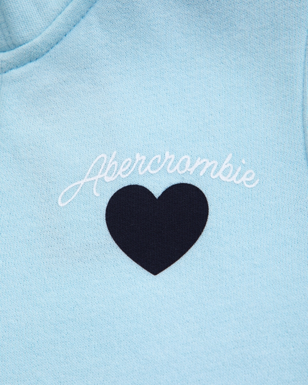graphic full-zip hoodie, Baby Blue view 2