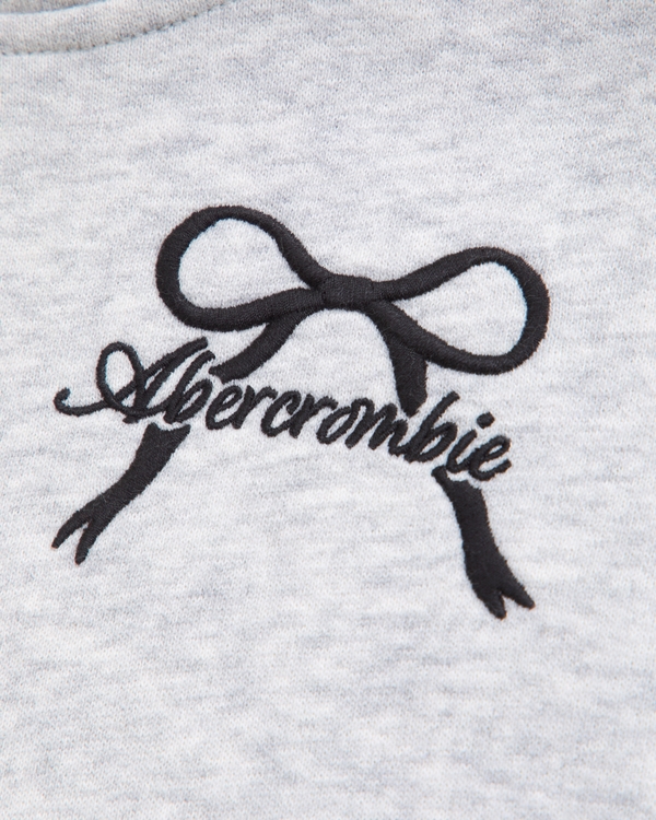 legging-friendly graphic logo popover hoodie