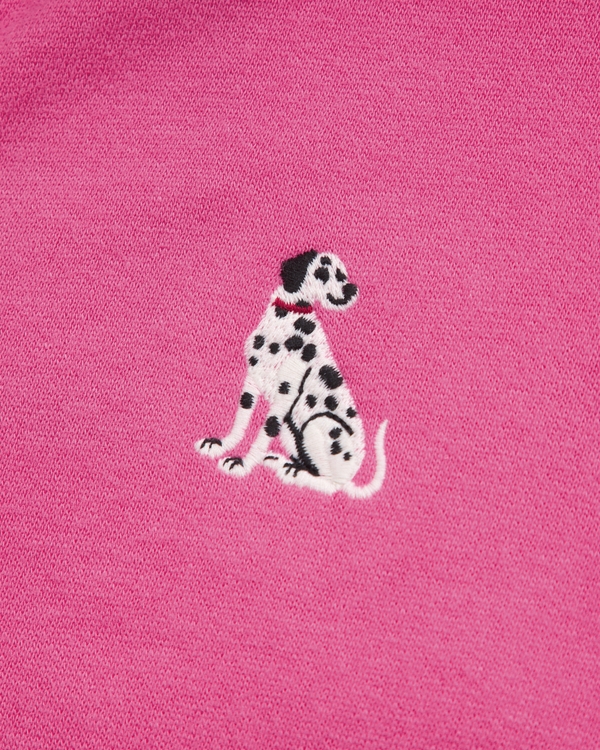 graphic quarter-zip sweatshirt, Hot Pink view 2