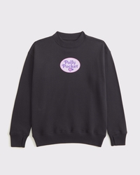 polly pocket graphic crew sweatshirt