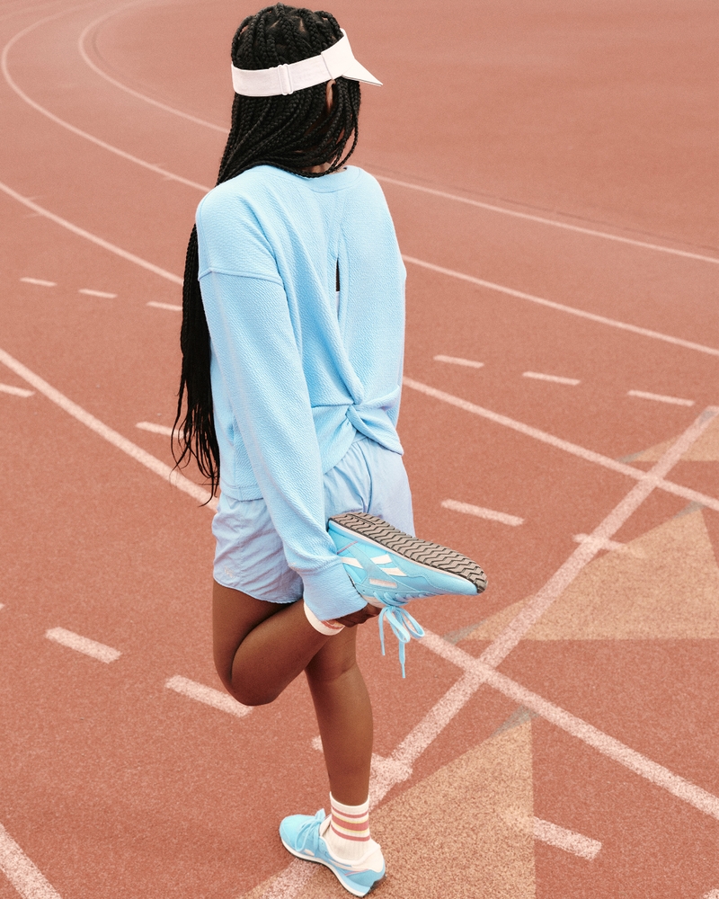 ypb textured crew sweatshirt