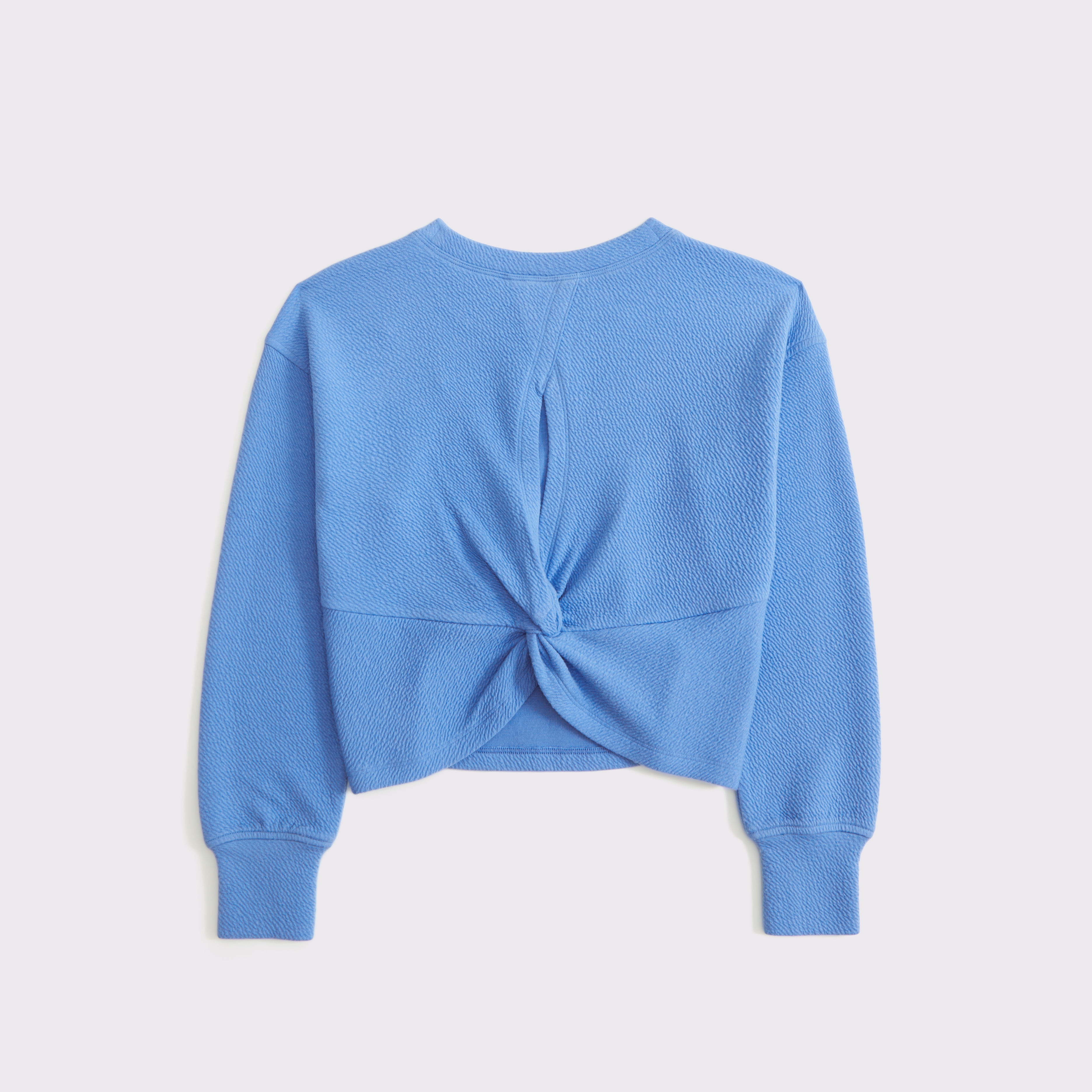 girls ypb textured crew sweatshirt | girls tops