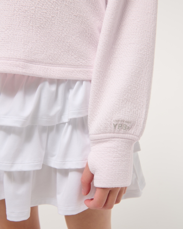 ypb textured crew sweatshirt