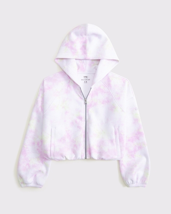 人気が高い girls ypb tops girls | hoodie full-zip hem bubble neoknit エッセンシャルオイル
