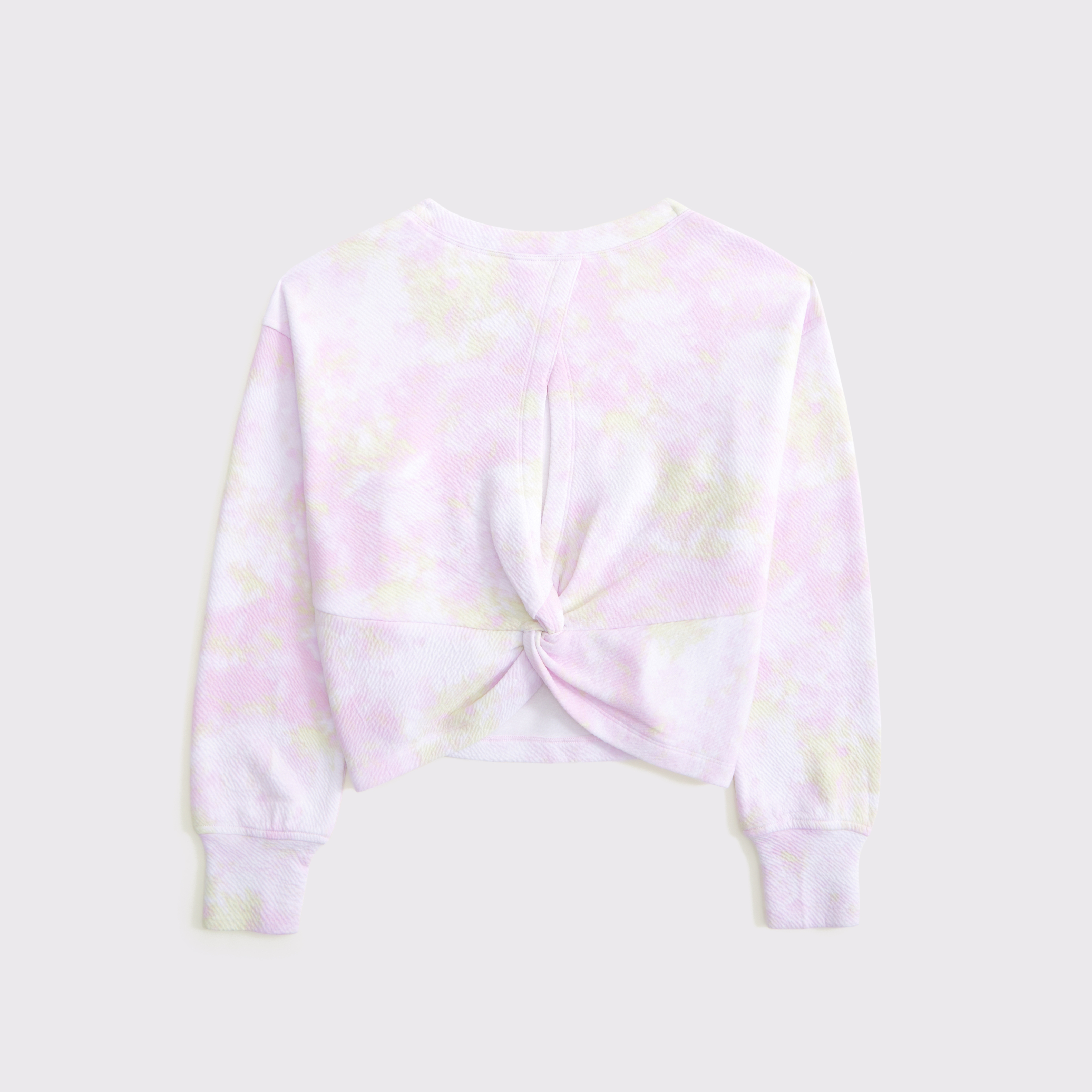 girls ypb textured crew sweatshirt | girls clearance