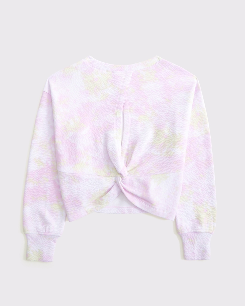ypb textured crew sweatshirt