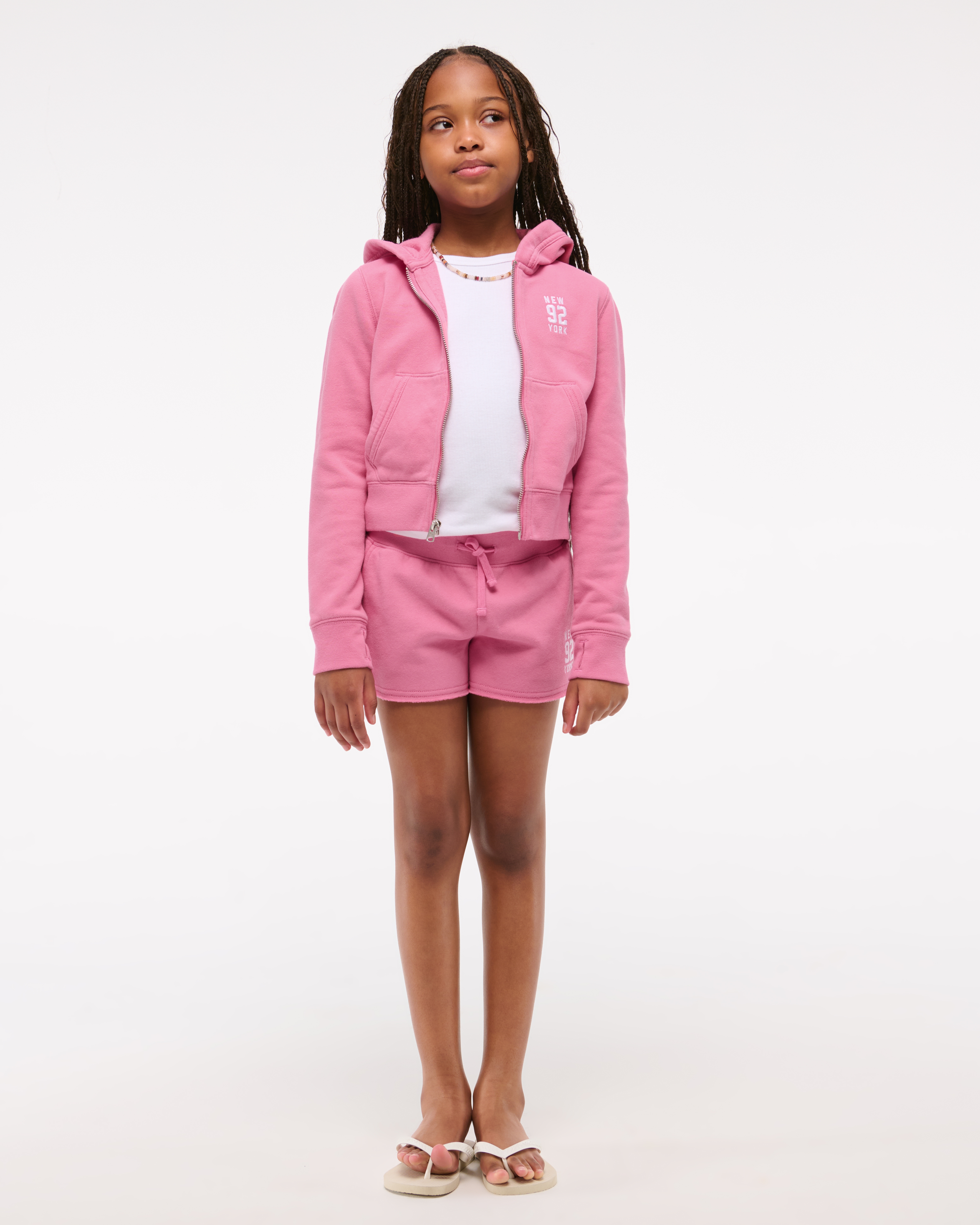 girls graphic full-zip hoodie | girls tops | Abercrombie.com