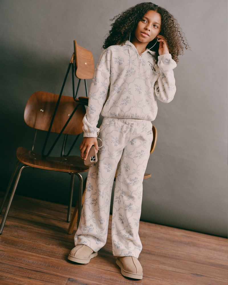 cozy half-zip popover hoodie