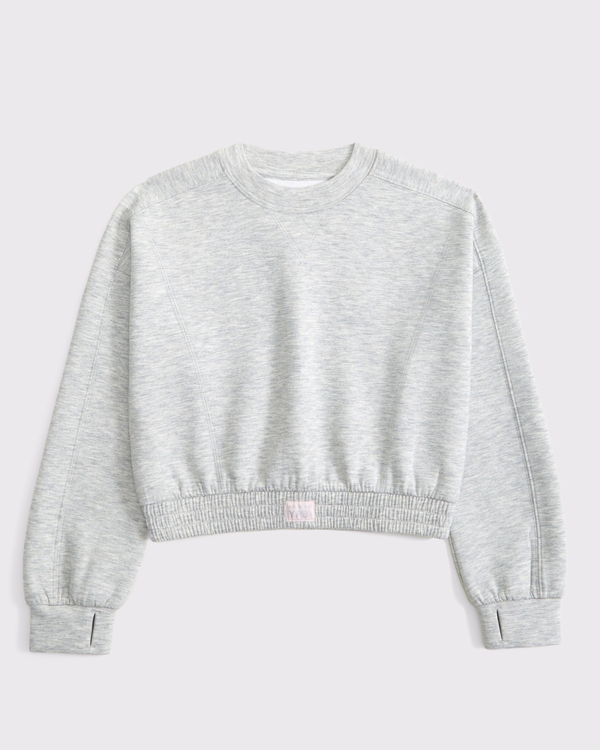 ypb neoknit crew sweatshirt, Light Gray view 1